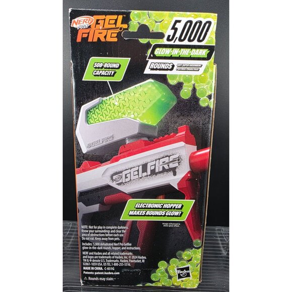 Nerf Pro Gelfire Nightfall Hopper Accessory Kit 500 Round Capacity Glow Tracer - Picture 4 of 5